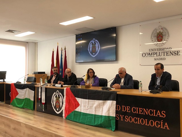 La UCM celebra acto en defensa de la causa palestina